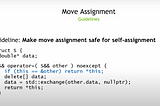 C++: move semantics