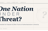 One Nation Under Threat?