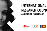 Meet Sri Lankan Researcher — Anuradha Ekanayake