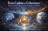 From Carbon to Coherence: Why Structure Alone Cannot Explain Awareness