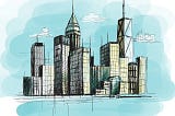 Architect of Your Power — Sketch, City, Skyline