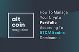 How To Manage Your Crypto Portfolio Using Technical Analysis