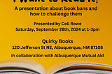 That Book Is Banned? I Want to Read It!