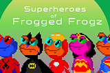 Vibrant NFT collection Frogged Frogz is 64 bit magnificence