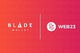 Web23 makes history sending HBAR using their smart domains service, with integrations through Blade…
