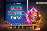 [ 9CM ]🔥Season Pass: Rune Master Pass