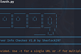 Unveiling ServerSleuth: A Web Server Information Disclosure Checker