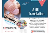 Things You Should Know About ATIO Translation