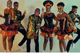 Ndlovu Youth Choir dancing and singing