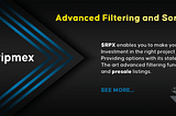 Ripmex (RPX) Advanced Filtering and Sorting