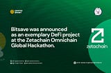 Bitsave was announced as an exemplary DeFi project at the Zetachain Omnichain Global Hackathon