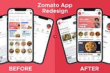 Case study: Redesigning Zomato app