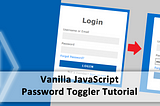 Make A Simple Password Toggle Form With JavaScript