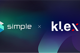 SiMPLE Announces Strategic Partnership with KLEX