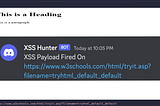 Easy XSSHunter Discord Alerts