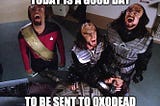 Over 110 Klingons Killed on BORGSWAP