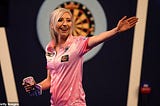 Commentary By My Uncle Steve as the First Woman Advances in World Darts Championship