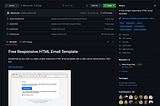 Free Responsive HTML Email Template — 10 Years