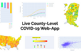 Live COVID-19 County-Level Web-App