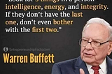 WHAT DO YOU VALUE IN PEOPLE?