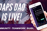 DAPS Coin DAO Launched