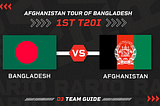 Bangladesh vs Afghanistan 1st T20I | D3 Guide