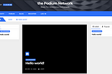 The Podium Network
