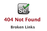 How To Find All Broken Links On The Page With Selenium