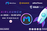 The Metaclass Public Sale Is Coming on Pancakeswap Via PinkSale.finance Fairlaunch!