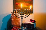 hear iamb on the first night of hanukkah