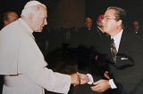 Daniel Imperato with Pope John Paul II
