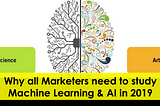 In 2019 nothing is more important for marketers than Machine learning, it is changing absolutely…