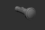 High Poly Flashlight finished