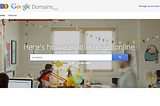 Google Domains’ user experience