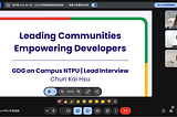 The Winter Break Chat: Meet the “Architect” Behind GDG on Campus NTPU