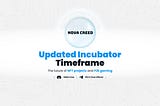 Nova Creed —  Incubator Update