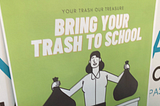 How do school do for recycling?