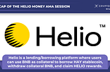 Recap of the Helio Money x Cryptolaxy AMA Session