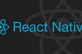 Begin with the react-native project