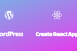 WordPress + Create React App Integration