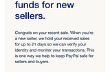 PayPal doesn’t care about new sellers — musings from a UX Writer