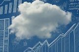 A stylized cloud image interwoven with colorful charts and graphs, representing the integration of cloud technology and business analytics.