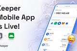 Keeper Releases Mobile Wallet App