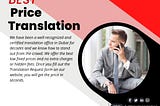 Degree Certificate Translation Service