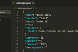 What is Package.json?