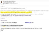 Email response from Majha Morya Ganesh Idols addressing an inquiry about international shipping.
