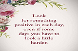 Positive Reflection: