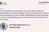 Letter From Our CEO | Annual Report (FY 2023–24)