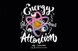 Enery follows attention eyeballs looking in different directions