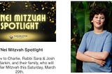 For My Eldest, on the eve of his Bar Mitzvah